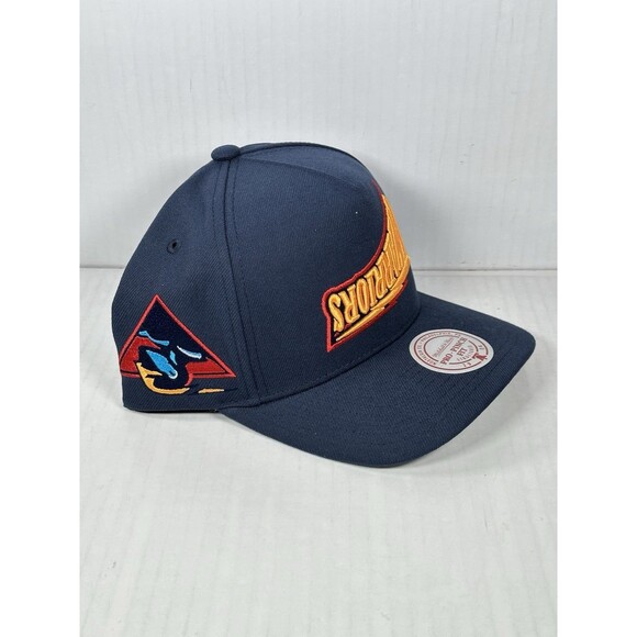 Mitchell & Ness Golden State Warriors NBA Upside Down Snapback HWC Hat Cap OSFA - Picture 2 of 5
